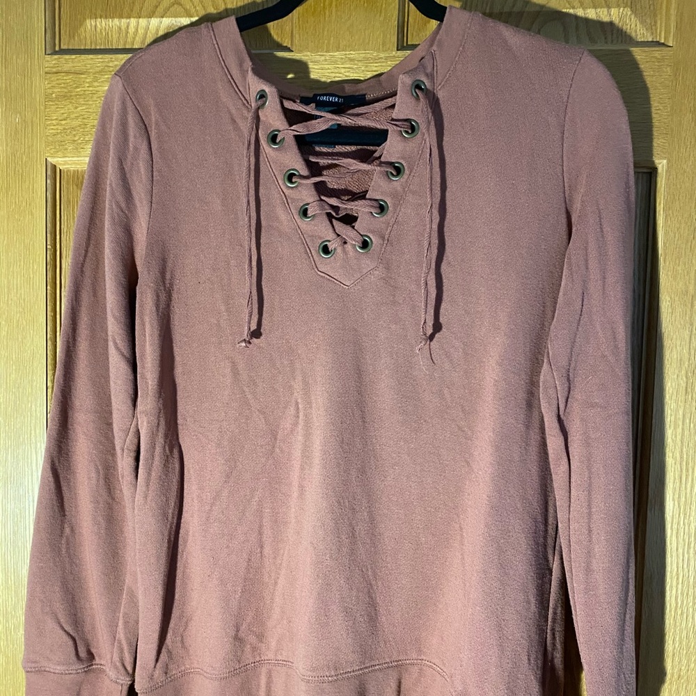 Light brown forever 21, long sleeve